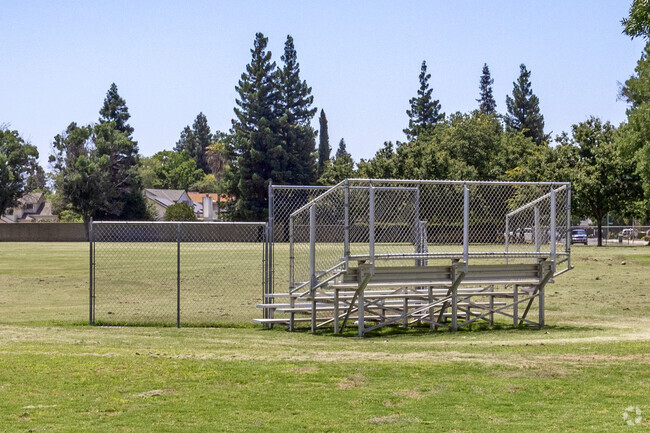 There is a baseball field at Copper Hills Elementary in Fresno.