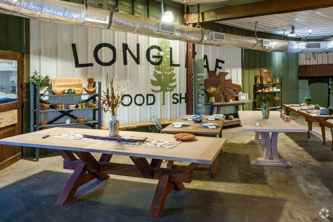 Long Leaf Wood Shop designs custom tables in North Montgomery.