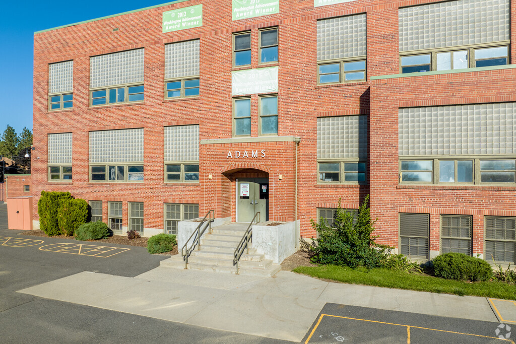 Adams elementary school sits close to the Lincoln Heights neighborhood.