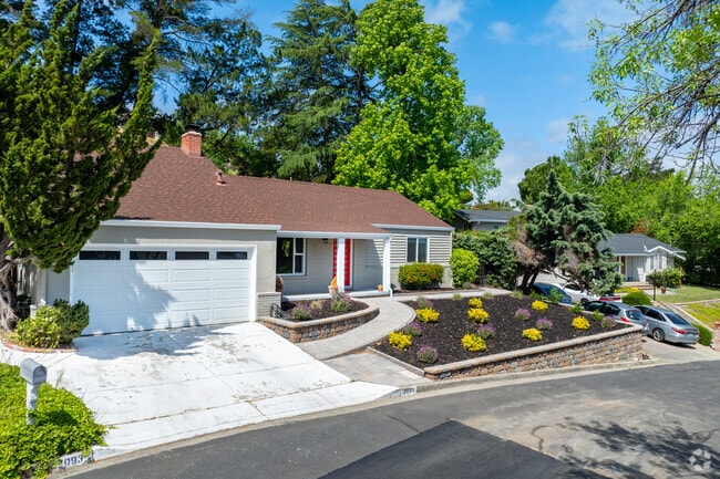 Mature trees and friendly sidewalks line the heart of Walnut Creek’s Palos Verde Area.