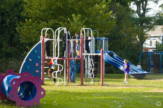 Whitehall Park is a medium sized park with plenty of features to keep your kids at play.