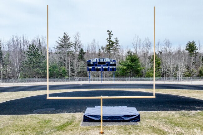 Poland Regional High School Serves grades 9 -12.