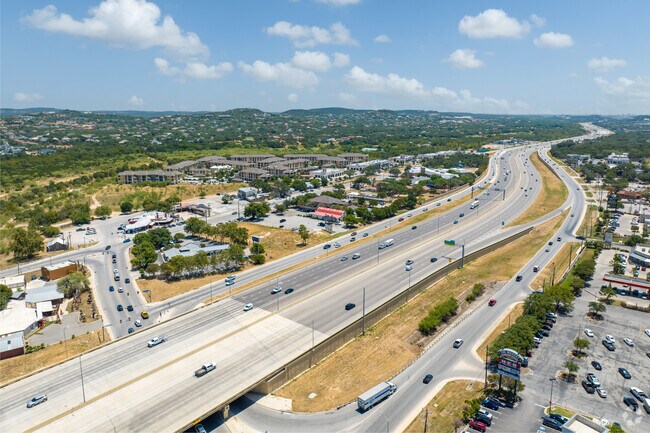 Interstate I-10 along Northwest Side into downtown San Antonio.