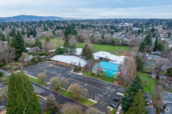Lewelling Elementary School on SE Logus Rd in Milwaukie is nestled in a quiet neighborhood.