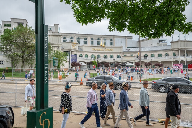 Churchill Downs is home of the Kentucky Derby.