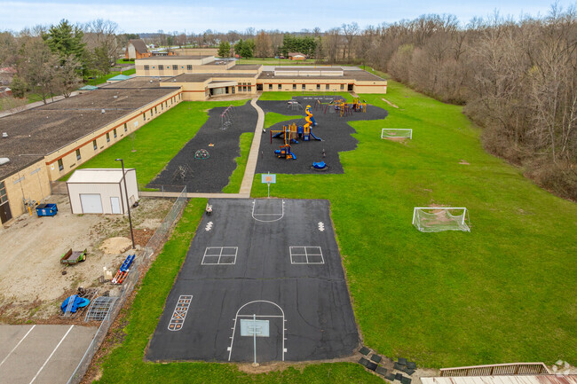 O.J. Neighbours Elementary School has a large playground area.