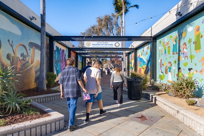Explore La Mesa’s Walkway of the Stars, a tribute to those who make the community shine.