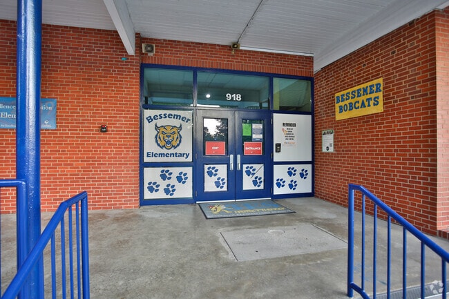 Bessemer Elementary School is represented by the Bobcats.