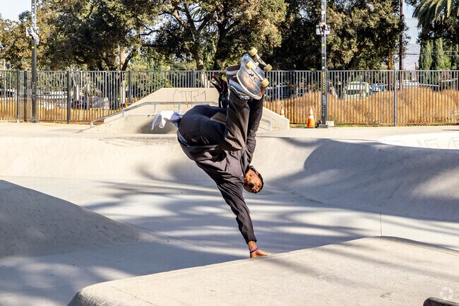 Downtown City Park in Corona City has a great skate park that attracts top skaters.