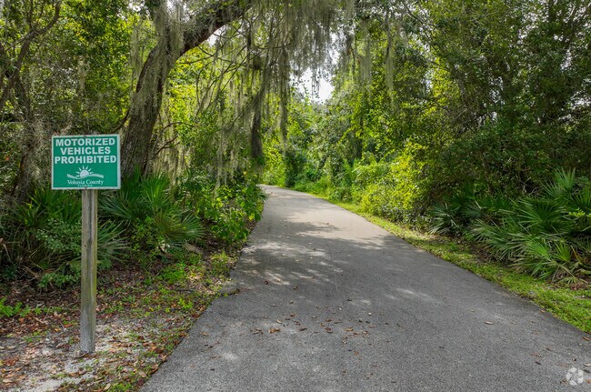 West DeLand residents can visit Lake Beresford Park and it's miles of trails.