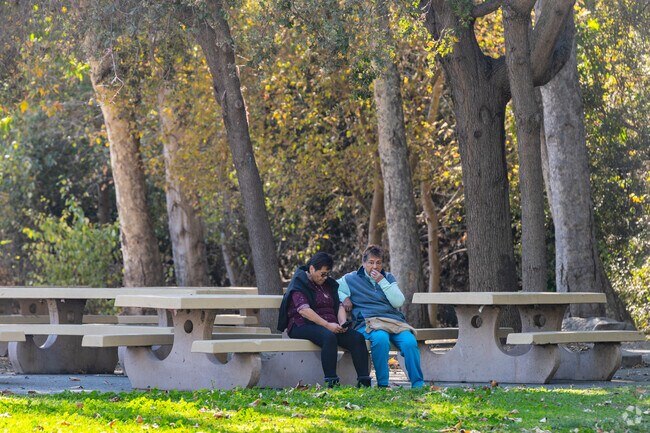 Natividad Creek Park offers tons of seating and tables for the next family barbeque.