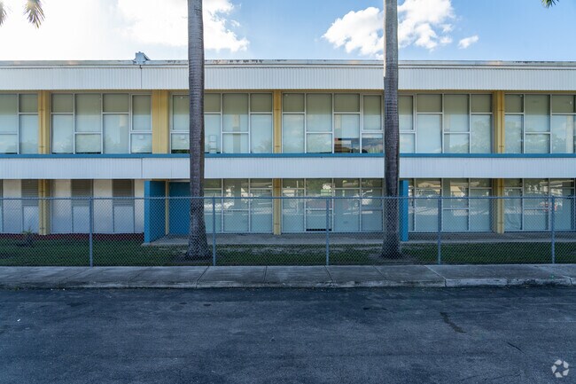 A Nathan B. Young Elementary School architectural detail.
