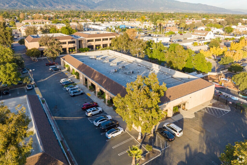 The beautiful campus of Montessori Academy Of Upland includes modern amenities for students.