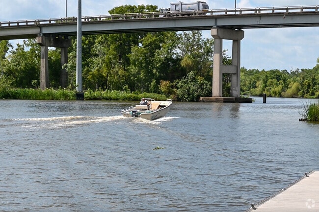 Boating on the Mississippi River is frequent for Westbank locals.