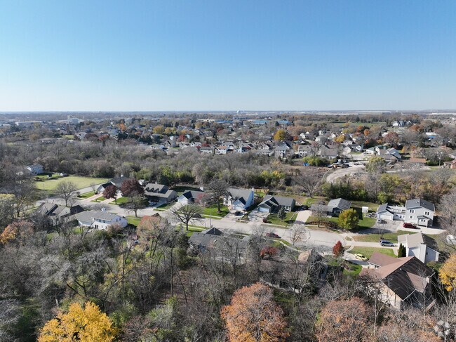 Cozy streets with fall trees surround the Stocker neighborhood.