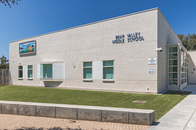 Bear Valley Middle School serves middle schoolers in Kit Carson.