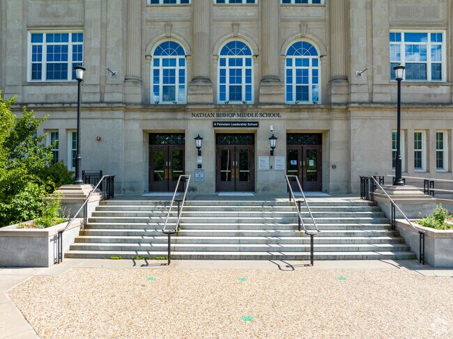 Nathan Bishop Middle School supports Blackstone youth from sixth to eighth grade.