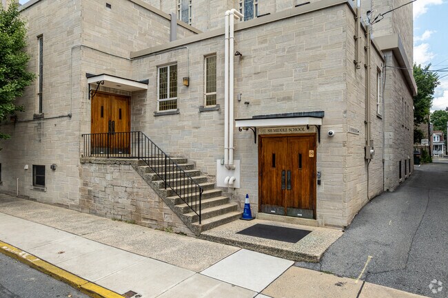 Sacred Heart School's middle school is located within the Sacred Heart church.