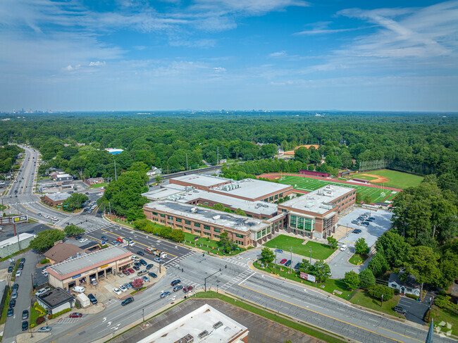 The Tucker High School is located nearby local businesses in the Tucker, GA neighborhood.
