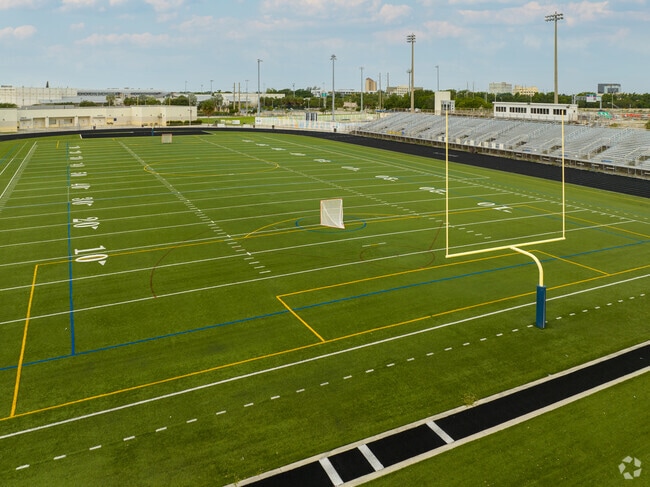 Boca Raton Community High School football field.