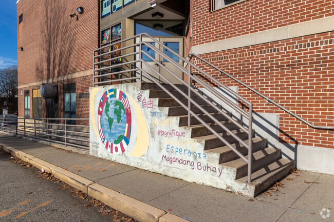 Many cultures are represented at Bernard F Norton School in Valley Falls, Cumberland RI.
