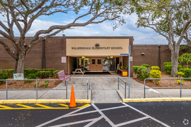 Walsingham Elementary school is rated a B+ on niche.