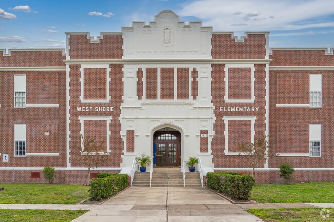 Westshore Elementary School's facade is a very nice brick building.