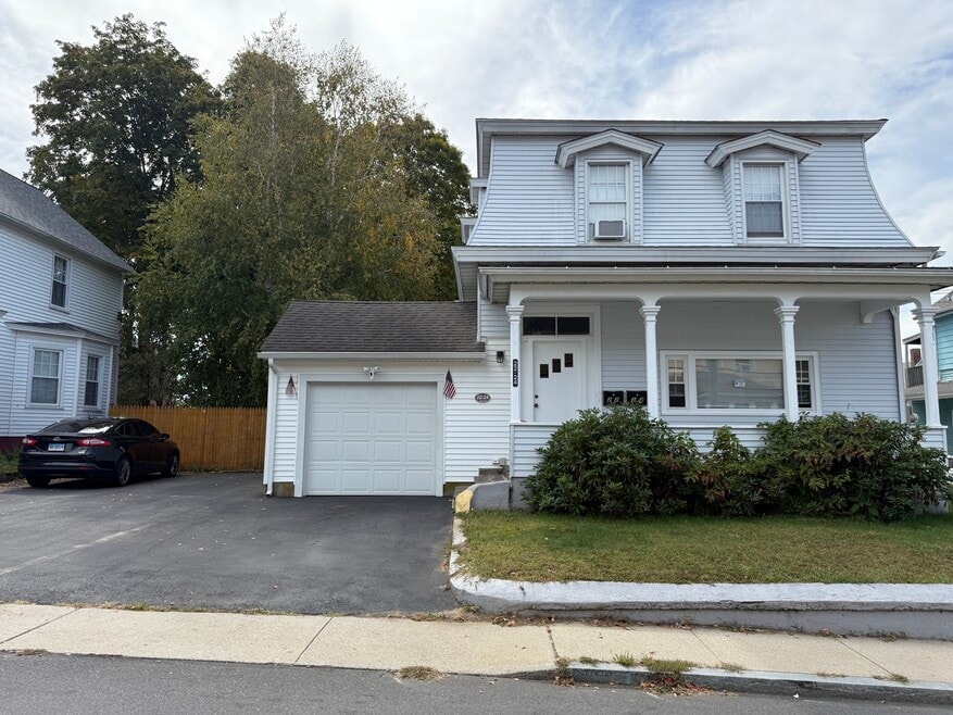 Front view of the house