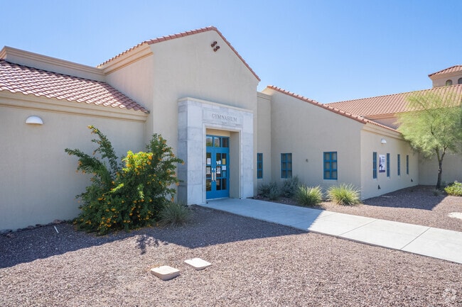 The school gymnasium at Verrado Elementary School in Buckeye.