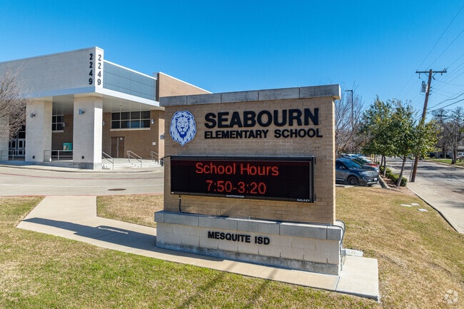 Welcome to the Seabourn Elementary School in Mesquite, Texas.