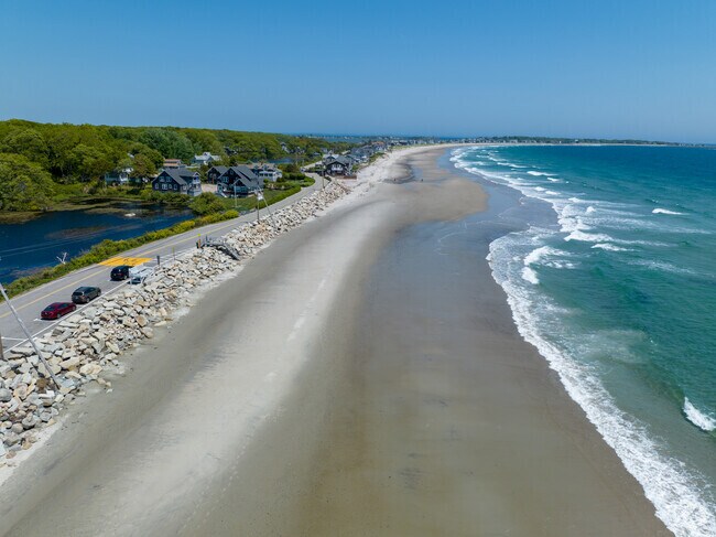 Fortunes Rocks Beach is a favorite recreational spot near South Biddeford.