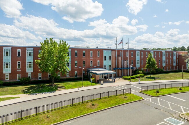 Millers Falls Middle School and Turner Falls High School share a building.