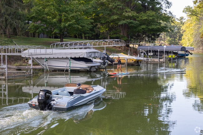 Lake Harbor Park provides Muskegon Heights residents with views of passing boats.