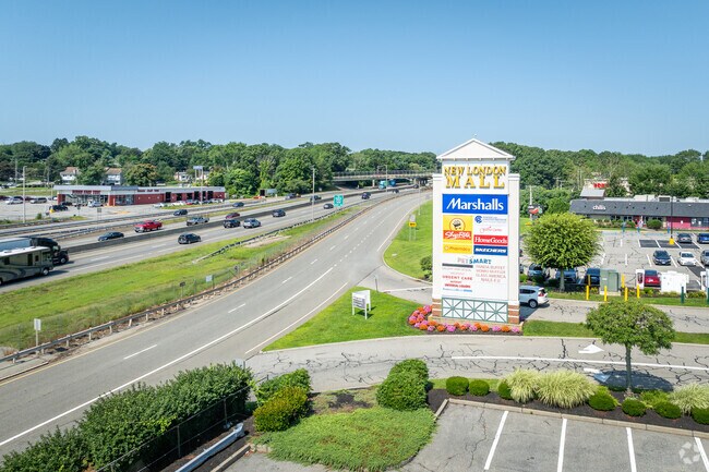 The New London Mall is a popular shopping spot for locals in New London, CT.