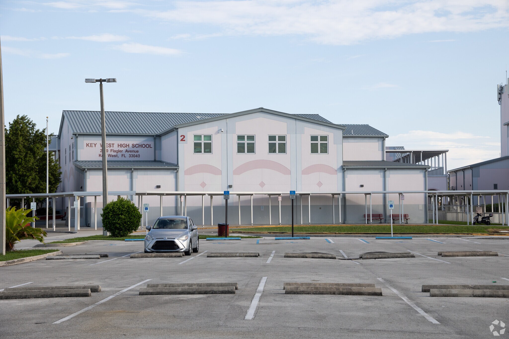 Key West High School is the largest school complex in the Keys.