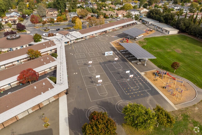 Amy Imai Elementary School offers a peaceful environment for children to enjoy.