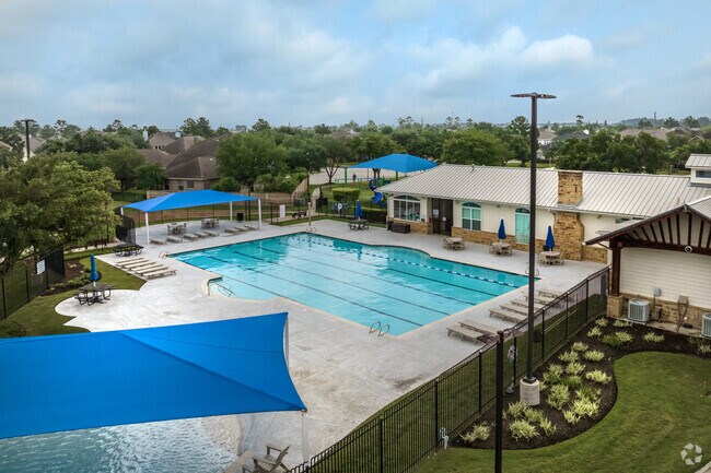 The pool at Legends Ranch Park is cool fun for the whole family during the hot summer months.