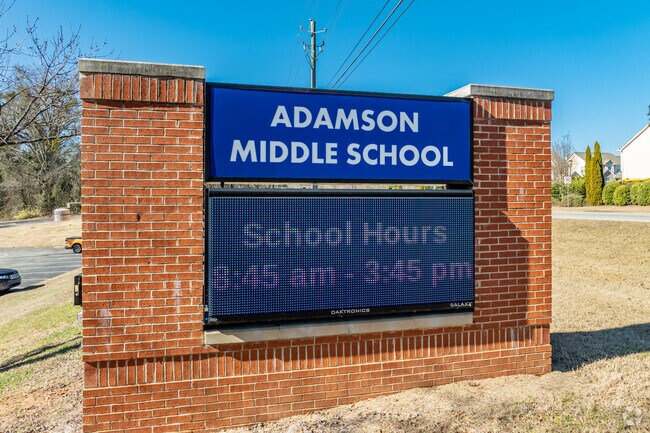 Adamson Middle School has a 16 to 1 student to teacher ratio.