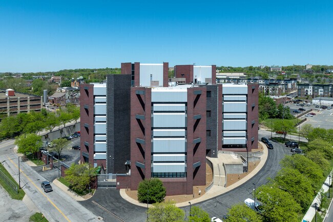 The Mahoning County Justice Center building in Arlington.