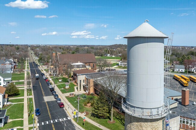 Sun Prairie's historic water tower was built in 1899, and still stands proudly today.