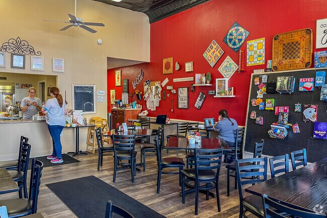 Locals unwind after a long day at Quality Time Restaurant in New Brighton for home-style meals.