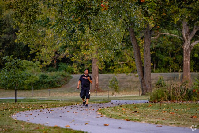 A walking path encircles Pinhook Park and connect to Riverside Trail along the St Joe river.