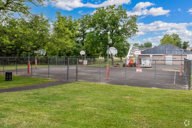 Holy Ghost Prep basketball courts in Bensalem.