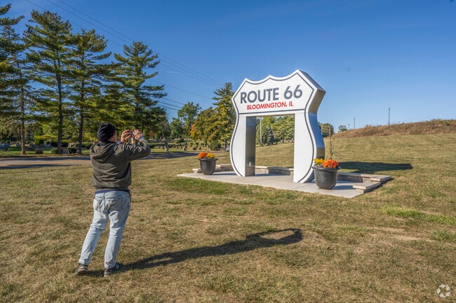 Experience living history along the iconic Rt. 66 in nearby Bloomington.