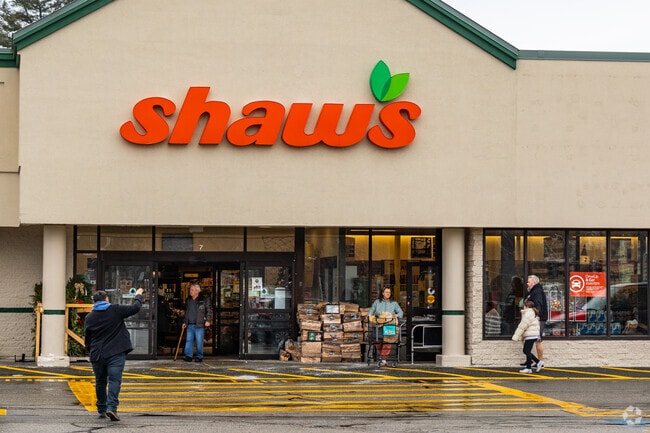 Downtown Hudson resident can grab groceries at the nearby Shaw's.