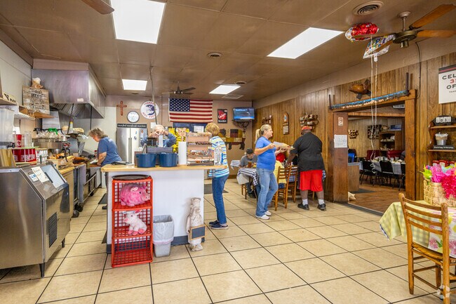 Pastime Grill along the main street in Barnesville, GA serves up breakfast and lunch for residents.