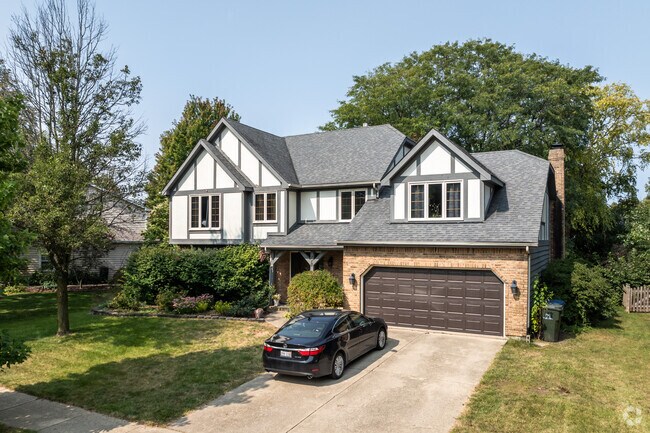 You will find a number of wood and stucco Tudor style homes in the Farmington community.