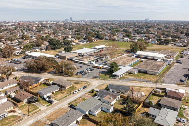 Rudolph Matas Elementary School near Airline Park serves youth Pre-K to 8th grade.