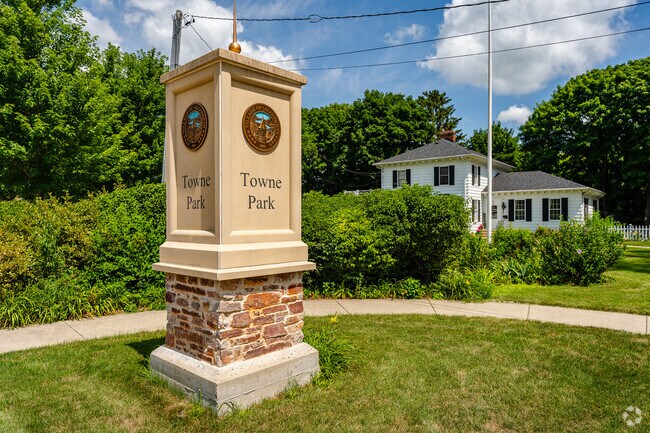 Towne Park is located in Algonquin, IL and has a large playground, gazebo, and fields.