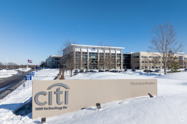 National corporation, Citi Bank, has an office in Progress Point office park in O'Fallon.